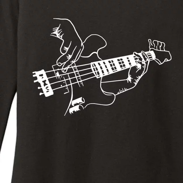 Bass Guitar Player Music Guitarist Musician Womens CVC Long Sleeve Shirt