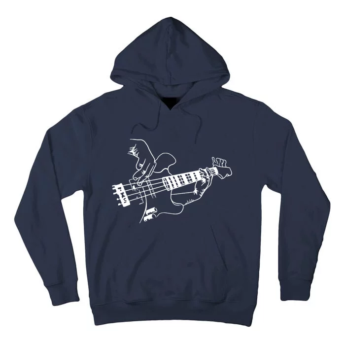 Bass Guitar Player Music Guitarist Musician Tall Hoodie