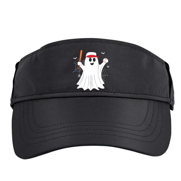 Boo Ghost Playing Baseball Funny Halloween Baseball Costume Adult Drive Performance Visor