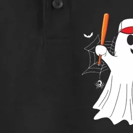 Boo Ghost Playing Baseball Funny Halloween Baseball Costume Dry Zone Grid Performance Polo