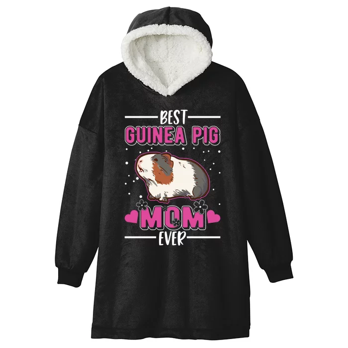 Best Guinea Pig Mom Ever Funny Gift Hooded Wearable Blanket