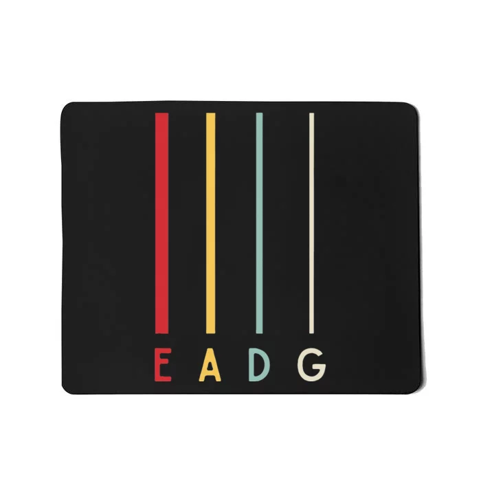 Bass Guitarist Player Eadg 4 Strings Bassist Band Musician Mousepad