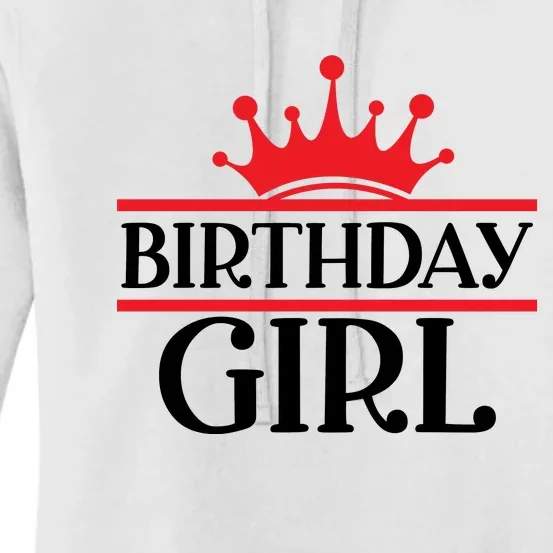 Birthday Girl ♛ Queen Women's Pullover Hoodie