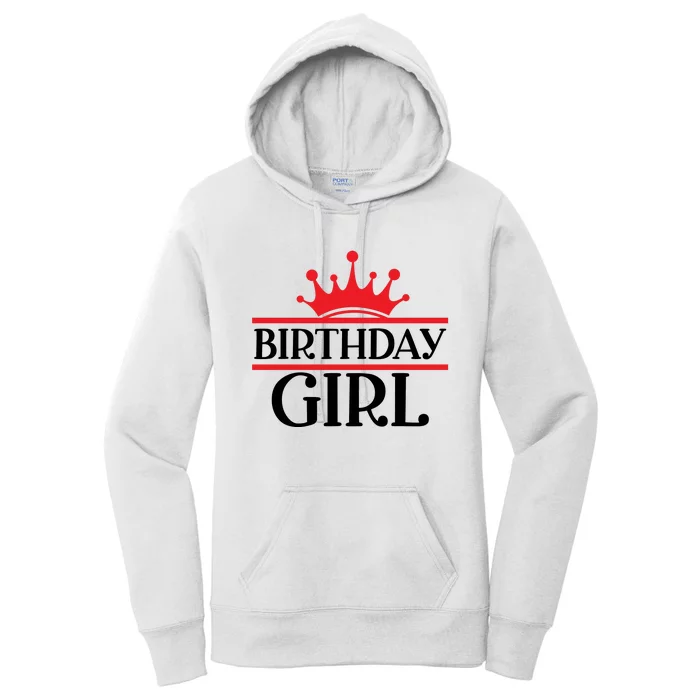 Birthday Girl ♛ Queen Women's Pullover Hoodie