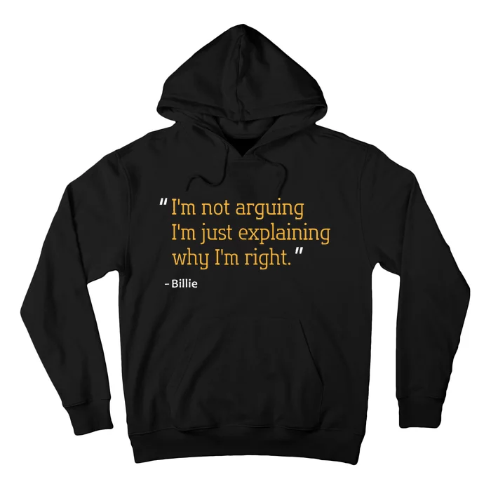 Billie Gift Quote Personalized Funny Birthday Name Idea Hoodie