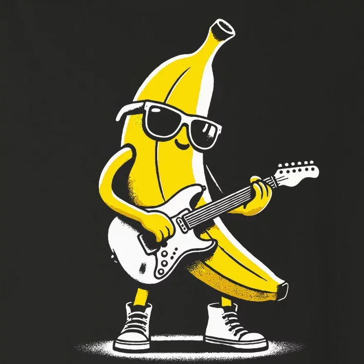 Banana Guitar Rock Music Concert Band Toddler Long Sleeve Shirt