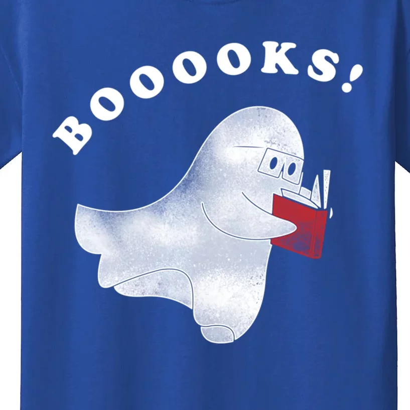 Booooks! Ghost Reading Books Halloween Gift Funny Gift Kids T-Shirt