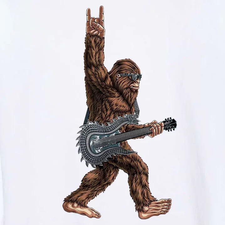 Bigfoot Guitar Rock On Garment-Dyed Sweatshirt