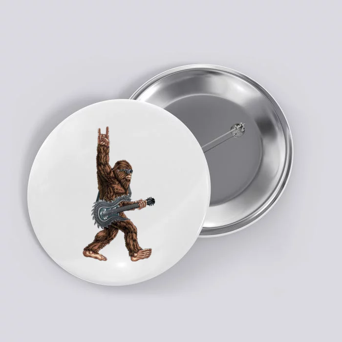 Bigfoot Guitar Rock On Button