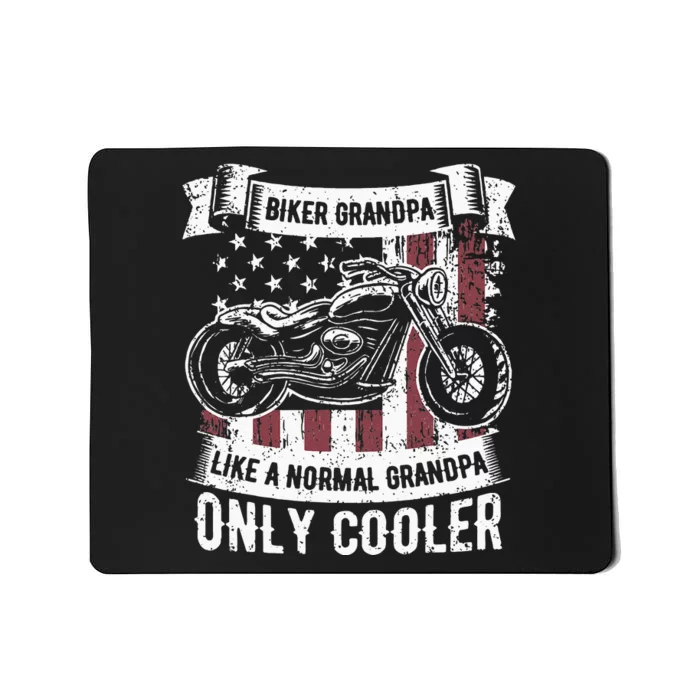 Biker Grandpa Ride Motorcycles Motorcycle Lovers Rider Gift Mousepad