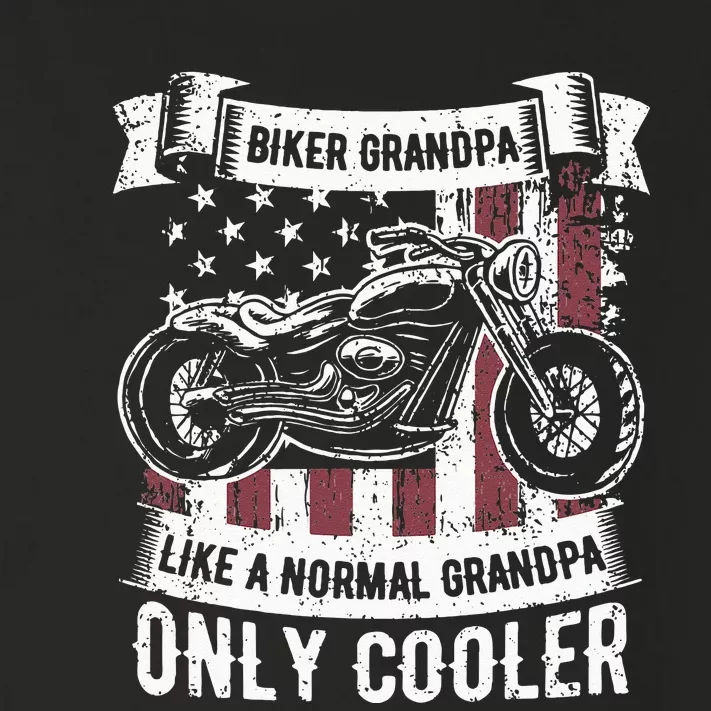 Biker Grandpa Ride Motorcycles Motorcycle Lovers Rider Gift Toddler Long Sleeve Shirt