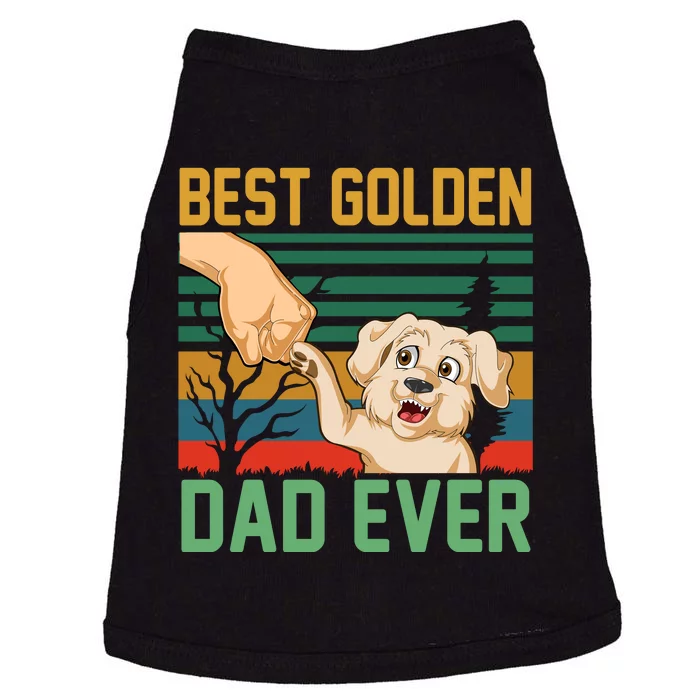 Best Golden Retriver Dad Ever Doggie Tank