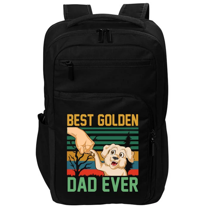 Best Golden Retriver Dad Ever Impact Tech Backpack