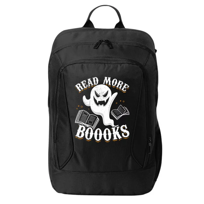 Book Ghost Read More Books Halloween Read More Booooooks Gift City Backpack