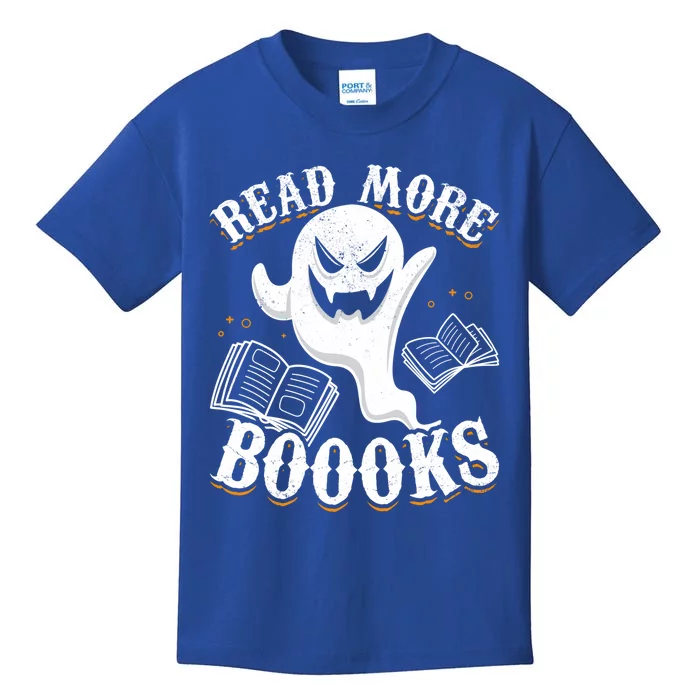 Book Ghost Read More Books Halloween Read More Booooooks Gift Kids T-Shirt