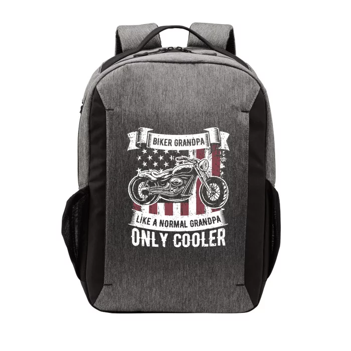 Biker Grandpa Ride Motorcycles Motorcycle Lovers Rider Gift Vector Backpack