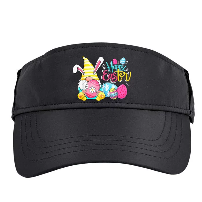 Bunny Gnome Rabbit Eggs Hunting Happy Easter Day Funny Adult Drive Performance Visor