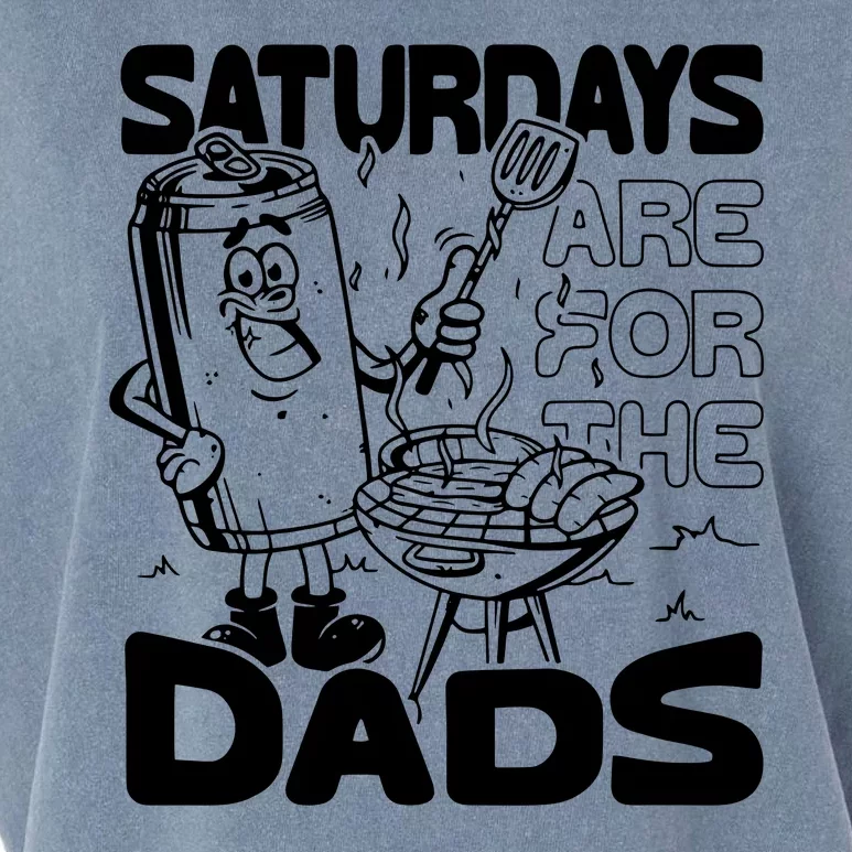 Bbq Grill Saturdays Are For The Dads Garment-Dyed Women's Muscle Tee