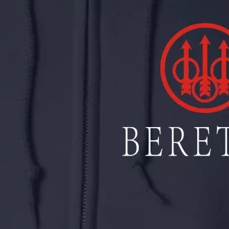 Beretta Gun Sniper Riffle Firearms Full Zip Hoodie