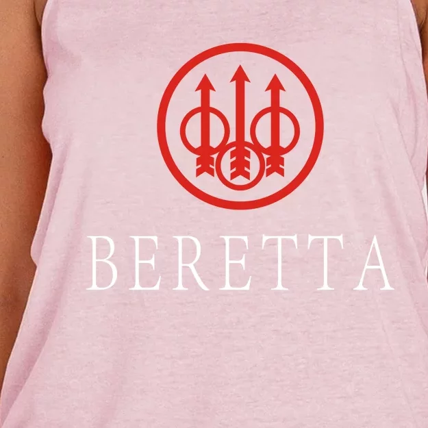 Beretta Gun Sniper Riffle Firearms Women's Knotted Racerback Tank