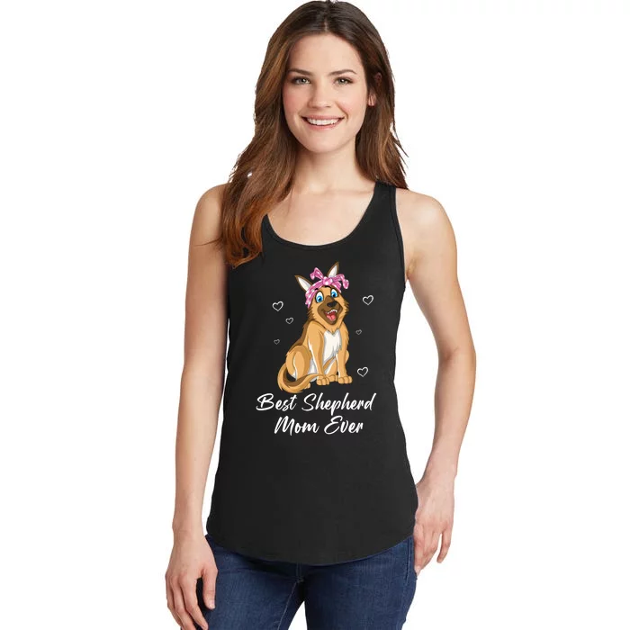 Best German Shepherd Mom Ever Ladies Essential Tank