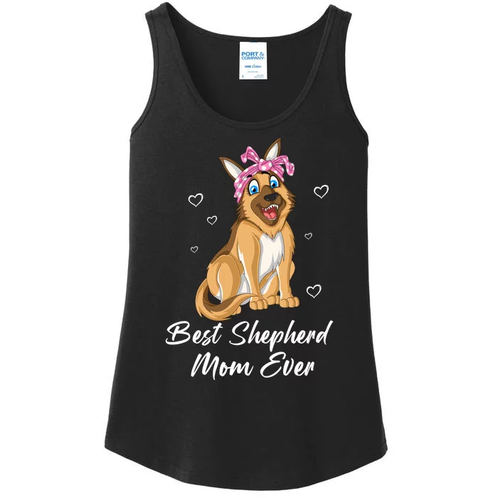 Best German Shepherd Mom Ever Ladies Essential Tank