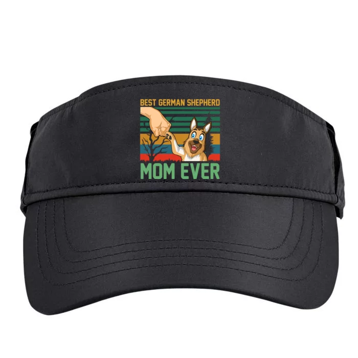 Best German Shepherd Mom Ever Adult Drive Performance Visor