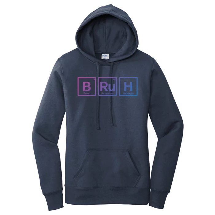 Bruh Gamer Slang Meme Design Gift Women's Pullover Hoodie