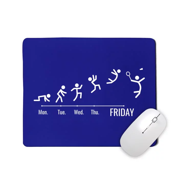 Badmintongiftplayer Game Shuttlecock Weekend Badminton Gift Mousepad