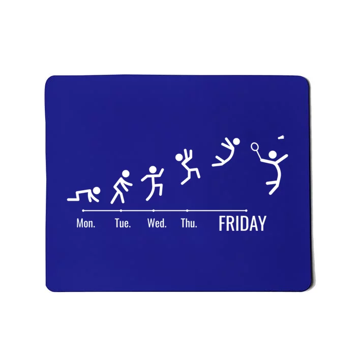 Badmintongiftplayer Game Shuttlecock Weekend Badminton Gift Mousepad