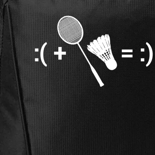 Badminton Game Shuttlecock Sport Badminton Gift City Backpack