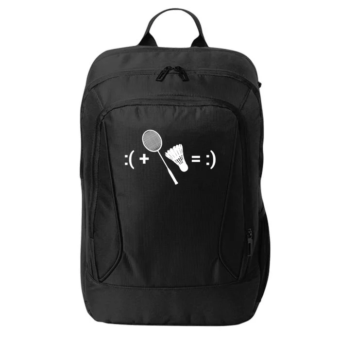 Badminton Game Shuttlecock Sport Badminton Gift City Backpack