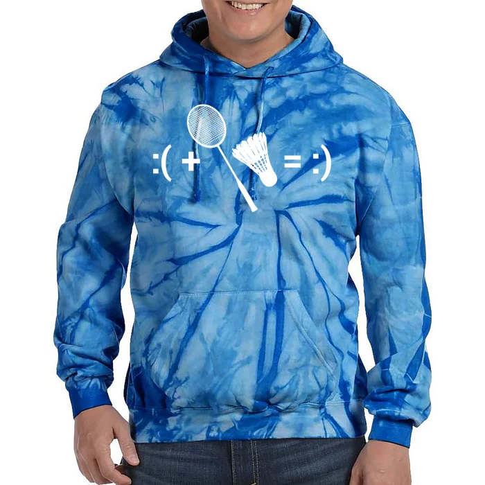 Badminton Game Shuttlecock Sport Badminton Gift Tie Dye Hoodie