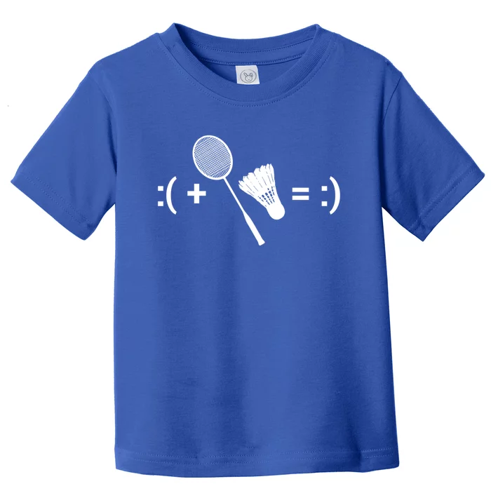 Badminton Game Shuttlecock Sport Badminton Gift Toddler T-Shirt