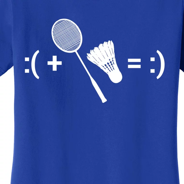 Badminton Game Shuttlecock Sport Badminton Gift Women's T-Shirt