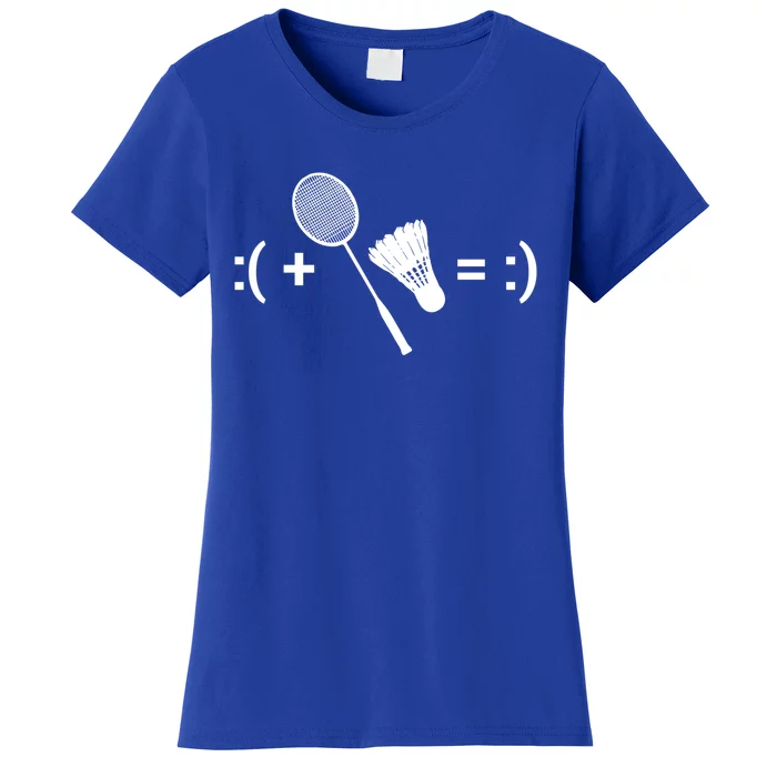 Badminton Game Shuttlecock Sport Badminton Gift Women's T-Shirt