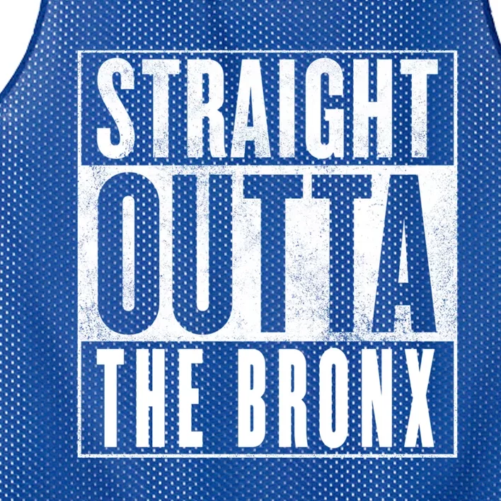 Bronx Gear Straight Outta The Bronx Cute Gift Mesh Reversible Basketball Jersey Tank