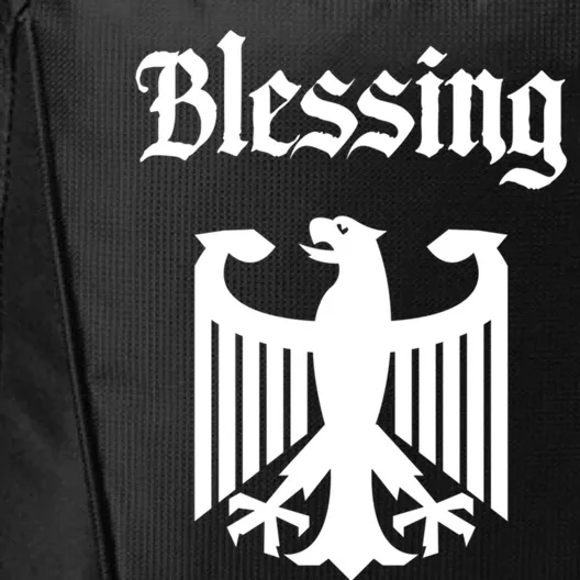 Blessing Ger Surname Family Last Name Deutschland Cute Gift City Backpack