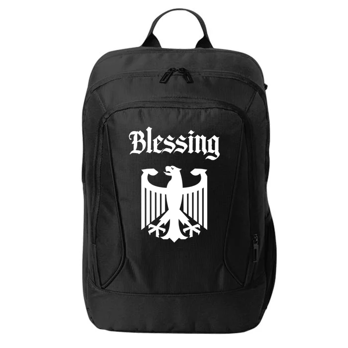 Blessing Ger Surname Family Last Name Deutschland Cute Gift City Backpack