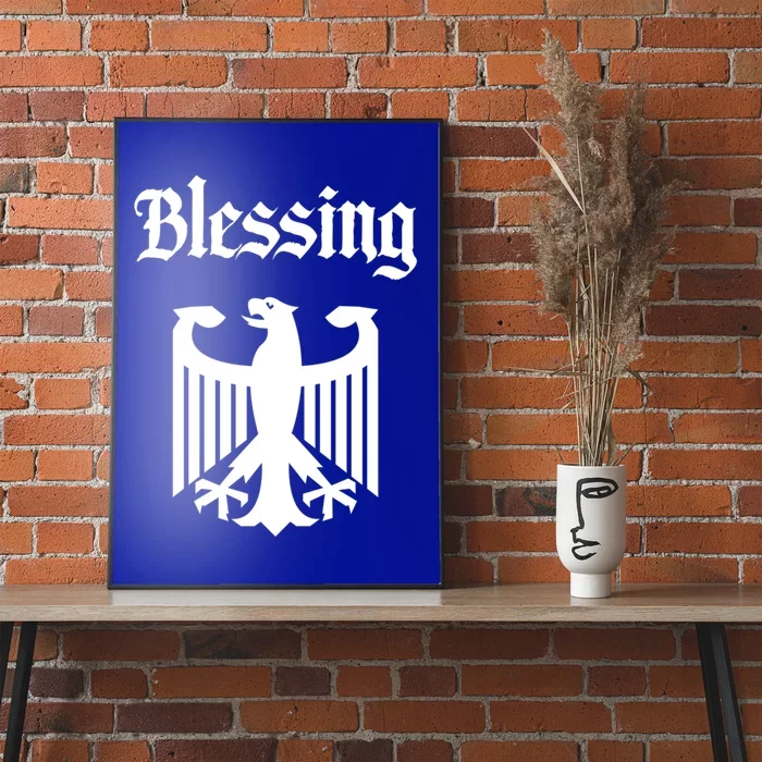 Blessing Ger Surname Family Last Name Deutschland Cute Gift Poster