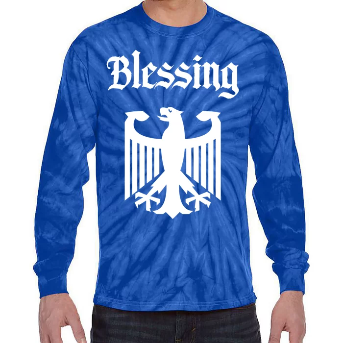 Blessing Ger Surname Family Last Name Deutschland Cute Gift Tie-Dye Long Sleeve Shirt