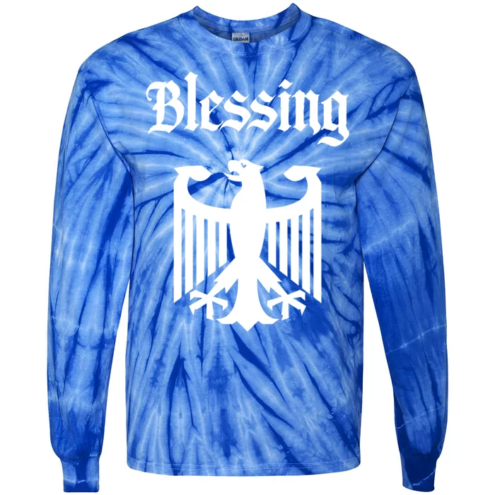 Blessing Ger Surname Family Last Name Deutschland Cute Gift Tie-Dye Long Sleeve Shirt