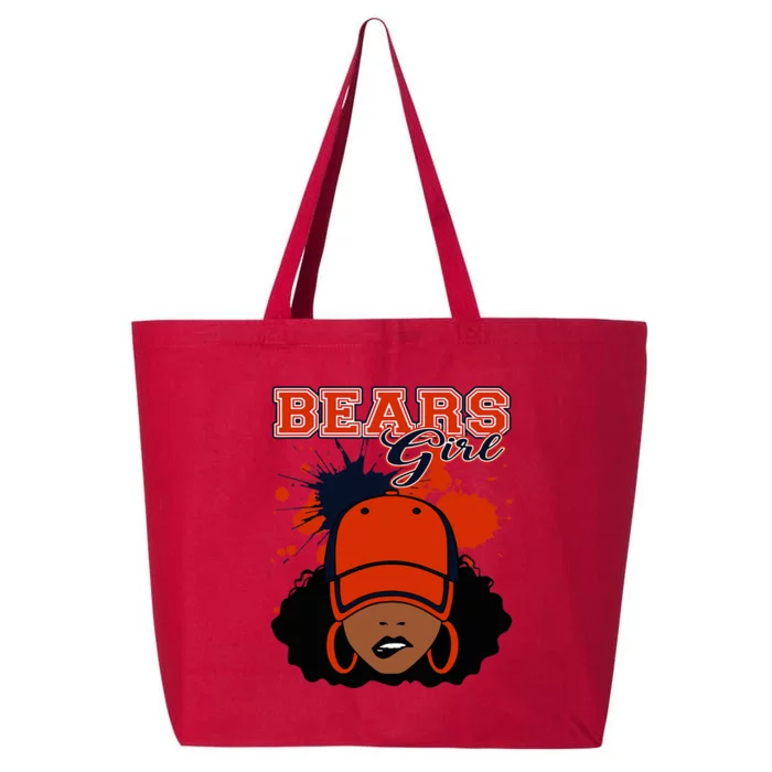 Bears Girl Sports Fan Team Spirit 25L Jumbo Tote