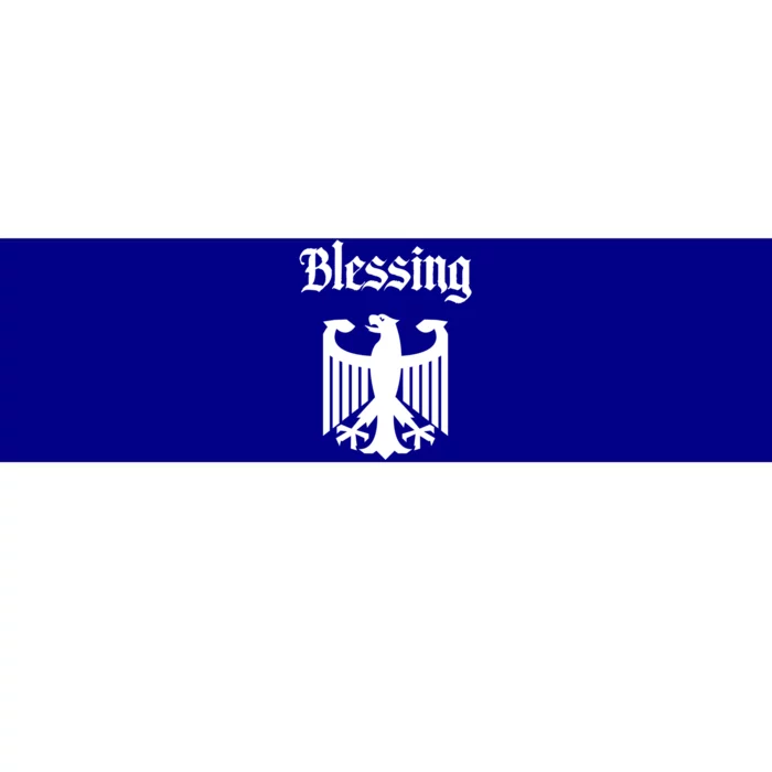 Blessing Ger Surname Family Last Name Deutschland Great Gift Bumper Sticker