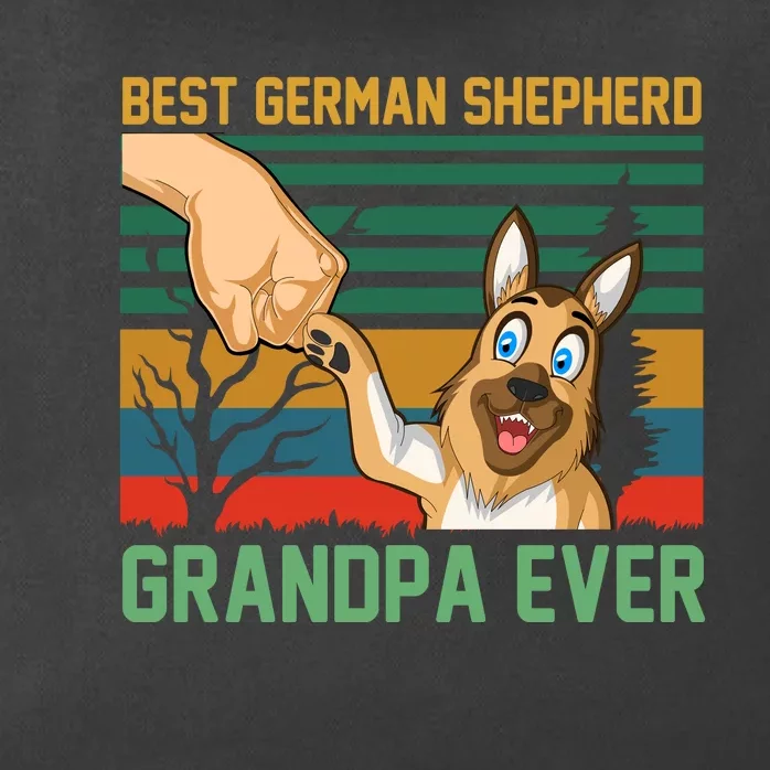 Best German Shepherd Grandpa Ever Zip Tote Bag