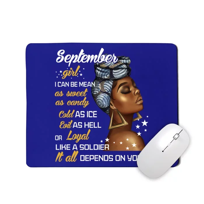 Birthday Gift September Virgo Libra Funny Gift Mousepad