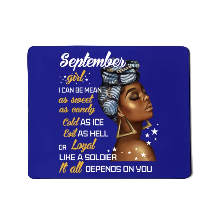 Birthday Gift September Virgo Libra Funny Gift Mousepad