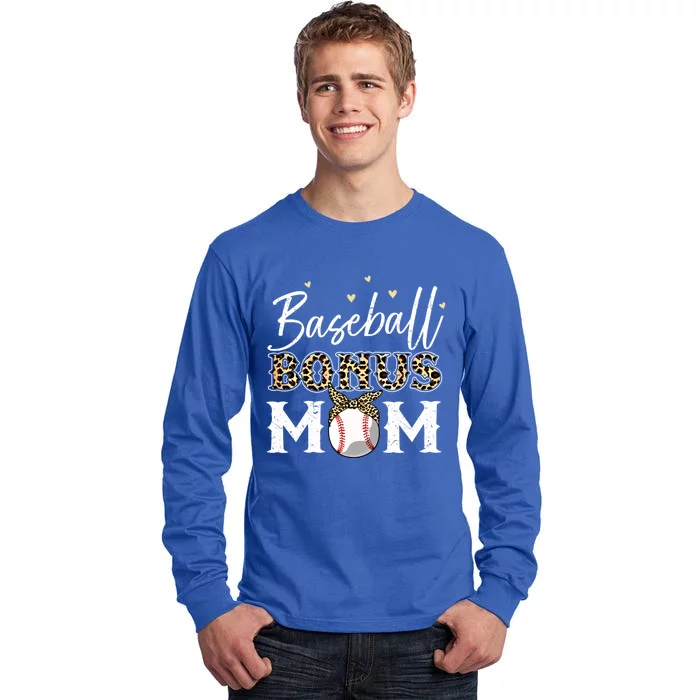 Baseball Gift Stepmom Baseball Bonus Mom Gift Tall Long Sleeve T-Shirt