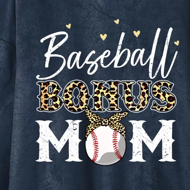 Baseball Gift Stepmom Baseball Bonus Mom Gift Hooded Wearable Blanket