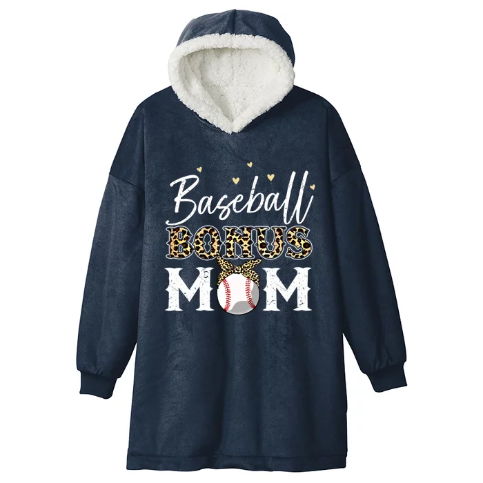 Baseball Gift Stepmom Baseball Bonus Mom Gift Hooded Wearable Blanket